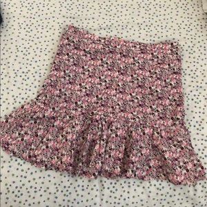 Juicy Couture Pink Floral Mini Skirt
